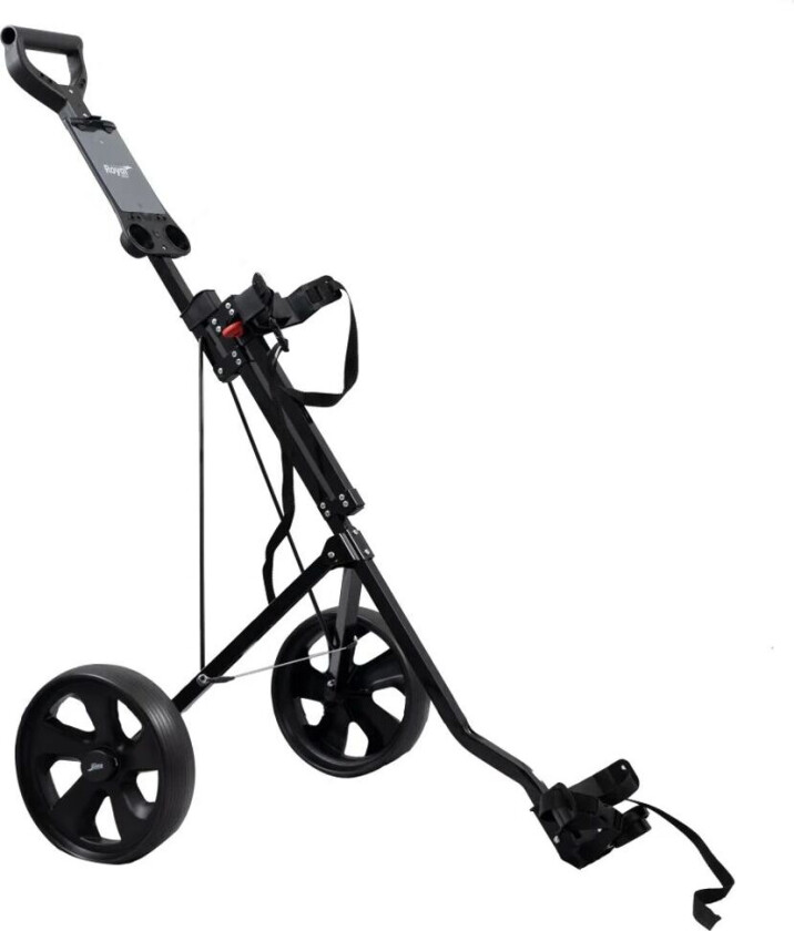 Rg Golf Golftralle 2 Hjul Sort