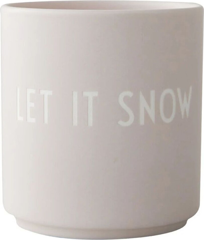 favorittkopp 25 cl Let it snow-pastel beige
