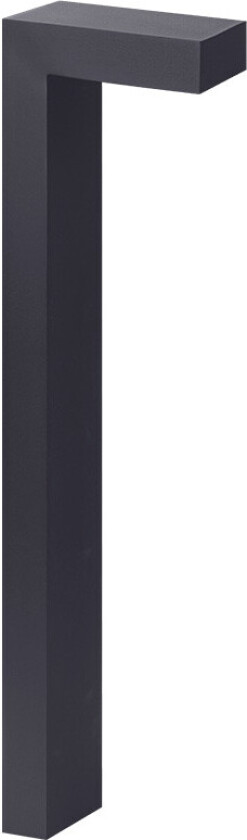 - Asker Assymetric LED Utendørs Pullert H55 Grafit