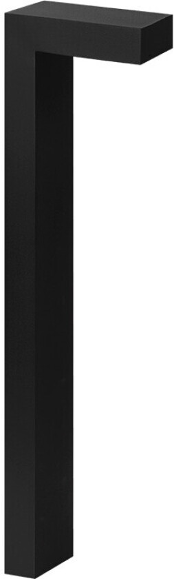 - Asker Assymetric LED Utendørs Pullert H55 Svart