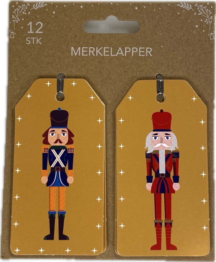 Bilde av Merkelapper 12 Stk Nøtteknekker