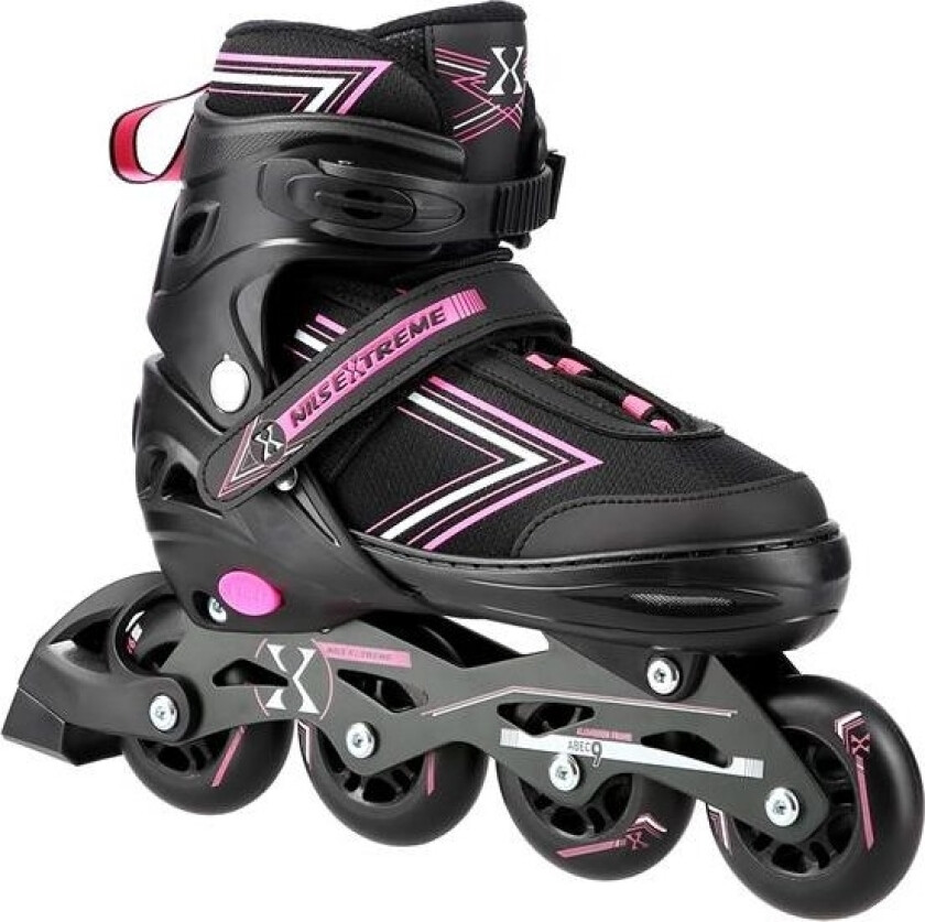 Nils Extreme Nh11912-A Rulleskøyter Med Utskiftbare, Justerbare Sklir, Størrelse 35-38