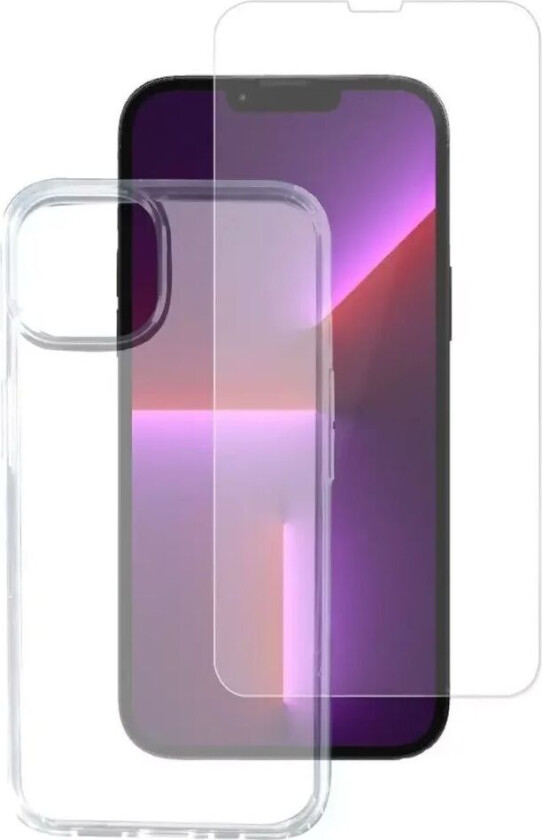 4smarts iPhone 13 Pro Max 4smarts Second Glass X-Pro 360° Protection Set (Deksel + Skjermbeskytter)