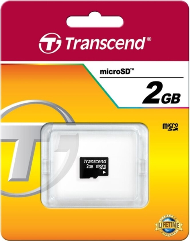 - Flashminnekort - 2 Gb - Microsd