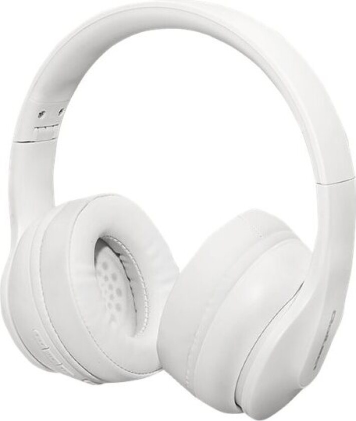 Soundmasters - Hodetelefoner Med Mikrofon - Full Størrelse - Bluetooth - Trådløs, Kablet - 3,5 Mm Jakk - Hvit