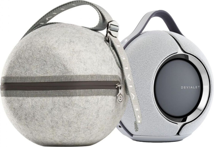 Mania Portable Wireless Speaker Light Grey with Cacoon Case