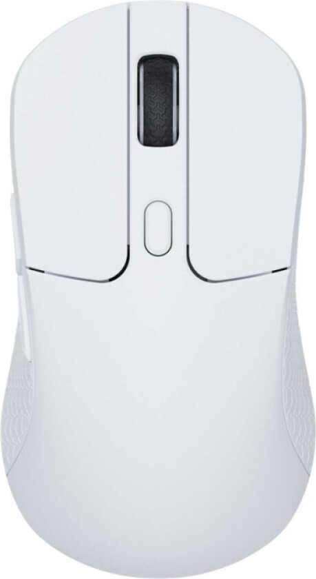 M3 - Mus - Ergonomisk - Optisk - 5 Knapper - Trådløs, Kablet - 2.4 Ghz, Usb-C, Bluetooth 5.1 - Hvit