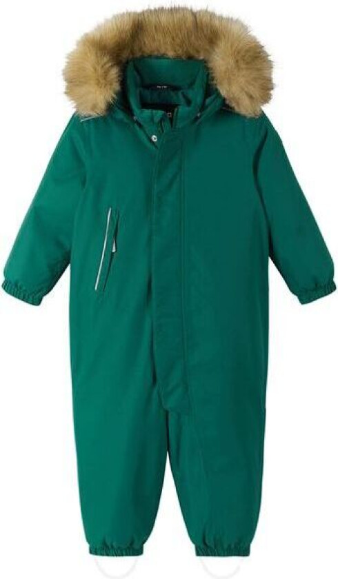 Gotland vinterdress til baby, deeper green