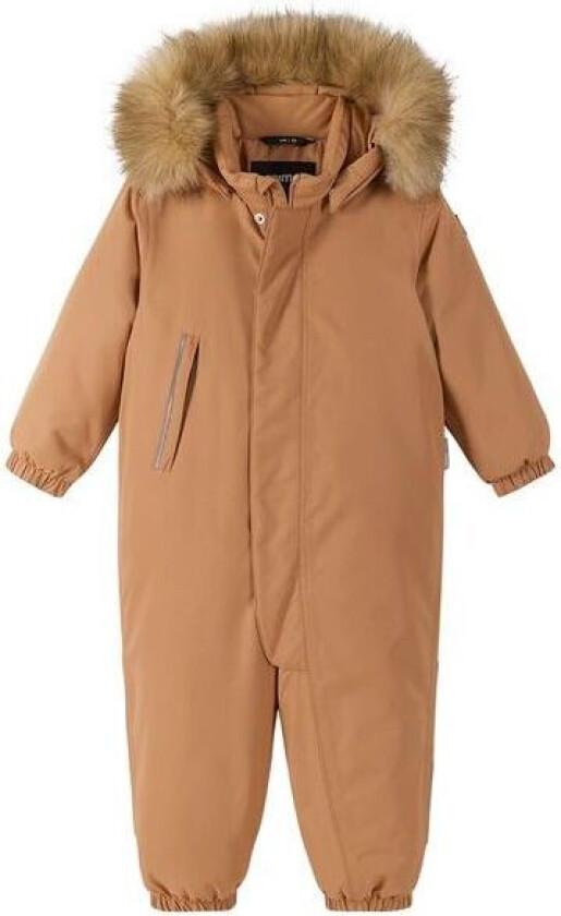 Gotland vinterdress til baby, peanut brown