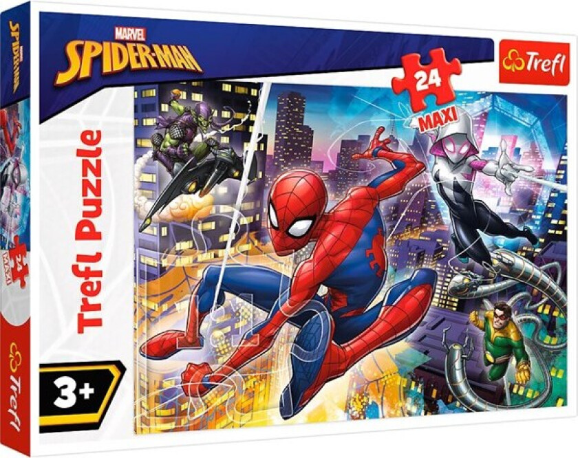 Puzzle - Spider-man - Fearless Spider-Man (24 Maxi pieces) Gulv