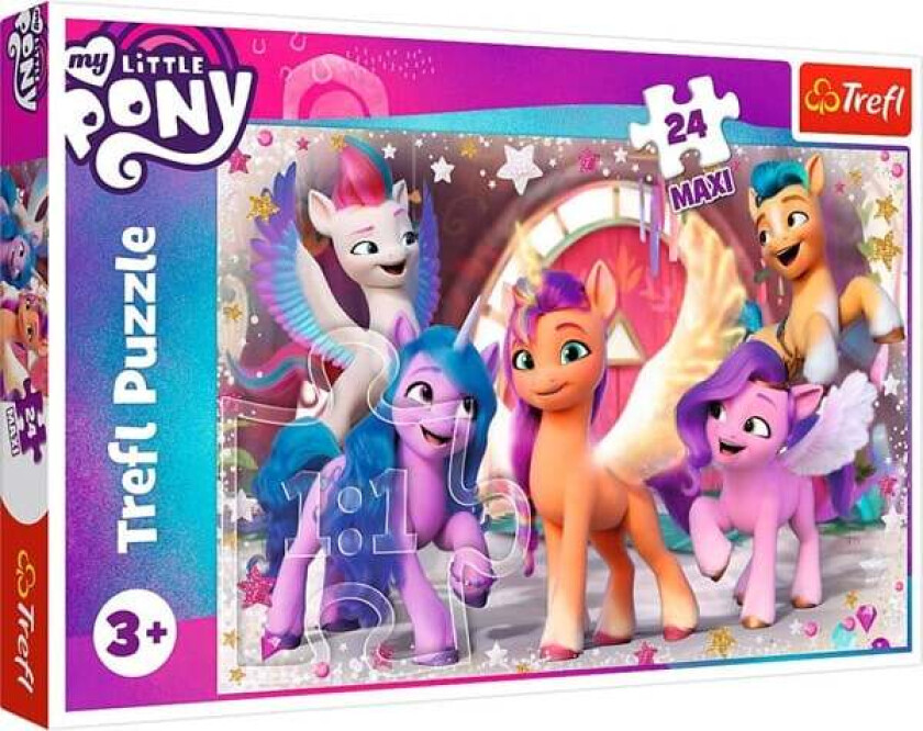 Puzzle - My Little Pony Movie - The Joy of the Ponies (24 Maxi pieces) Gulv
