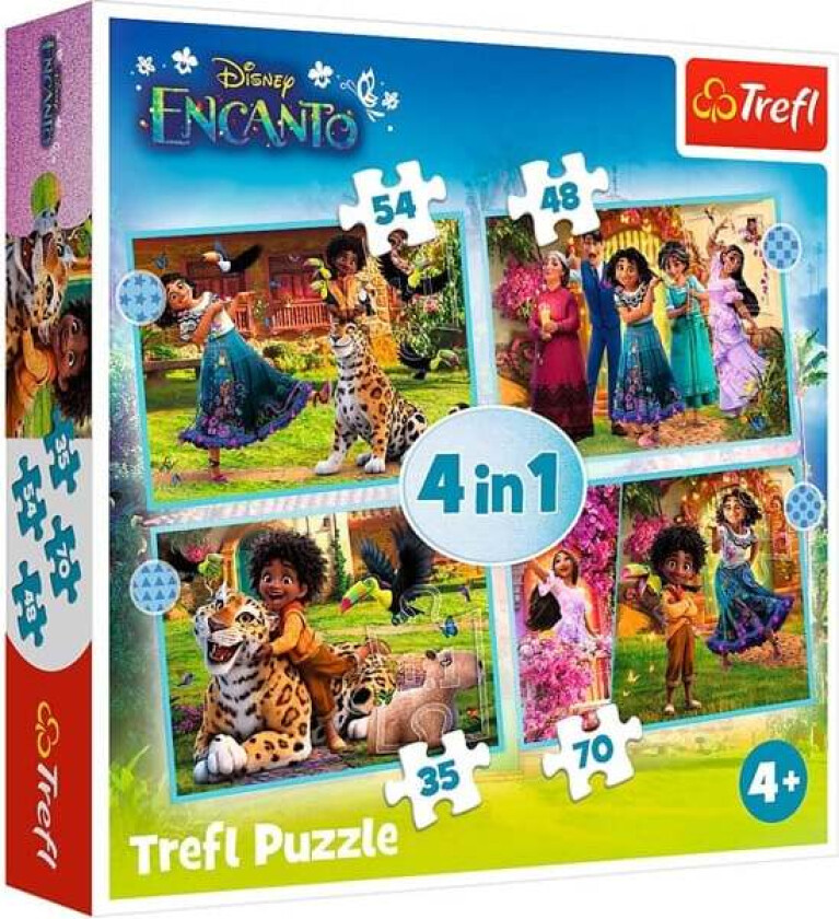 Puzzle - Encanto - Our magical Encanto (4in1) Gulv