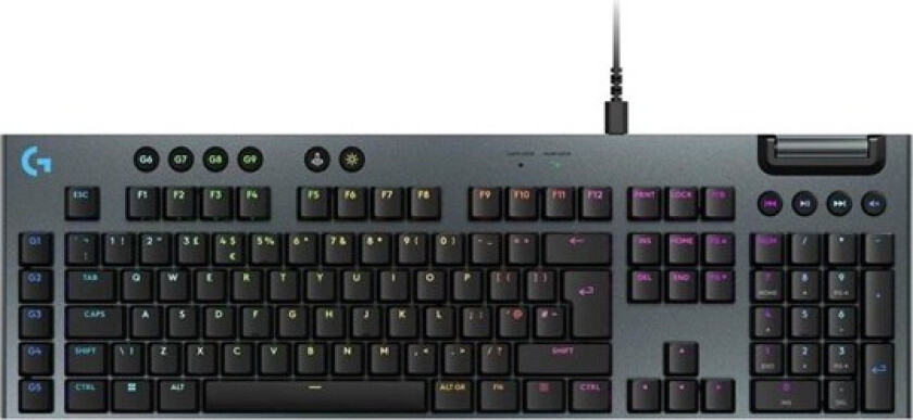 G G915 X - Gamingtastatur - Engelsk - Svart