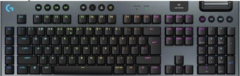 G G915 X - Gamingtastatur - Universal - Svart