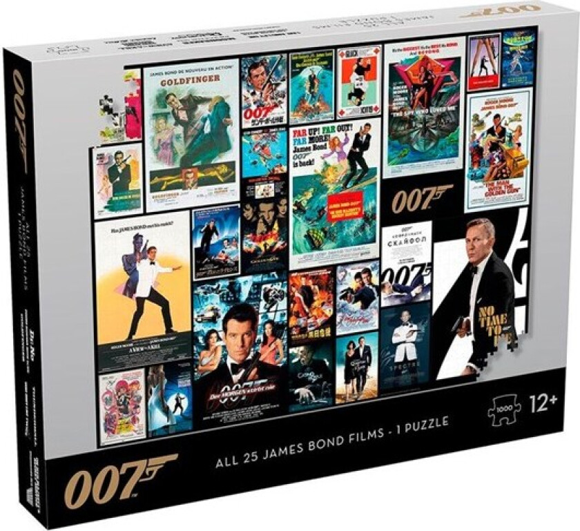 Puzzle - James Bond Movie Poster (1000 pieces) Gulv