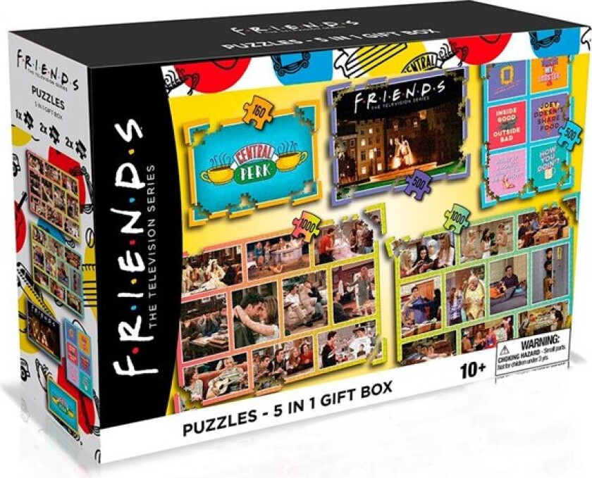 Puzzle - Friends 5in1 Gulv