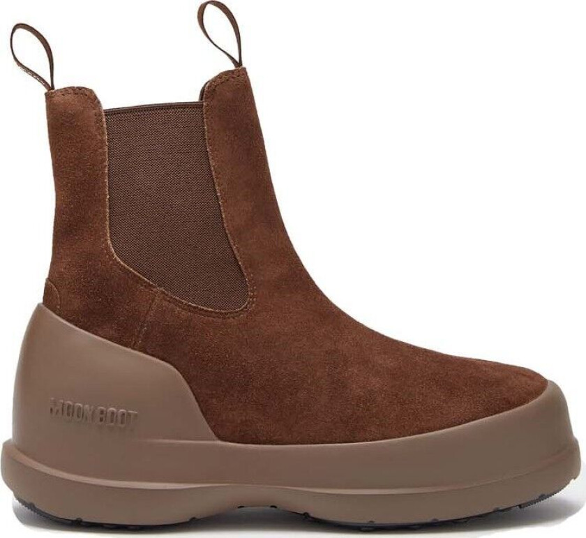 Moon Boot Women's Luna Chelsea Suede Brown 40