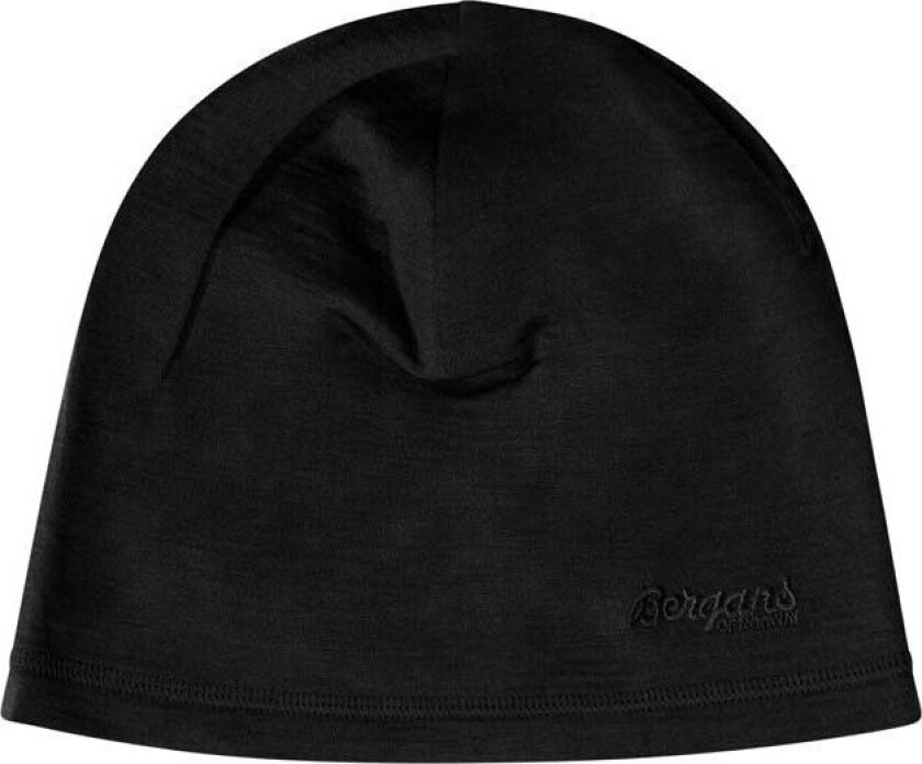 Wool Beanie Black 58cm