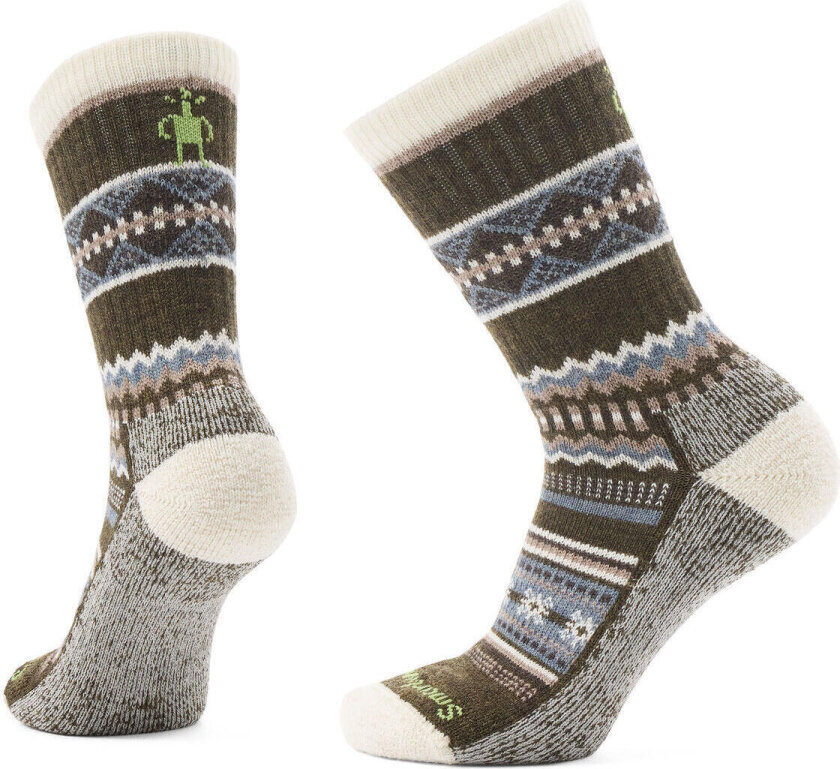 Men's Everyday Snowed In Sweater Crew Socks Military Olive 34-37