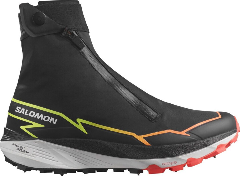 Unisex Winter Cross Spike Black/fiery Coral/safety Yellow 12