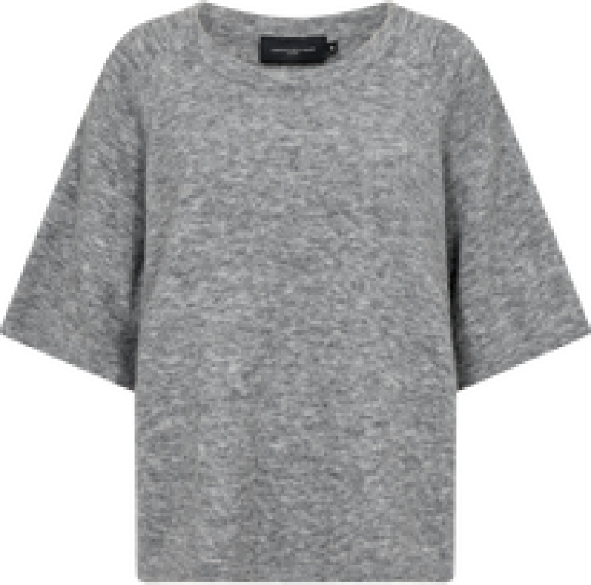 Ibra Raglan Pullover - Med. Grey Melange