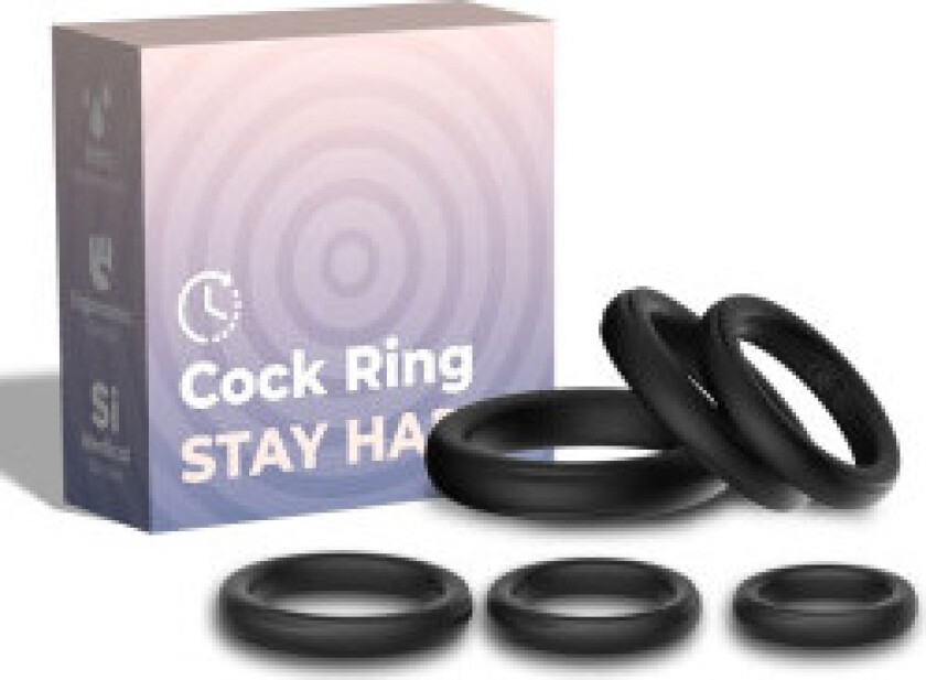 Armony - Låseringer Silikon Svart