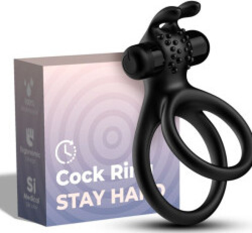 Armony - Traveler Dobbel Vibrator Ring For Par Kanin Svart