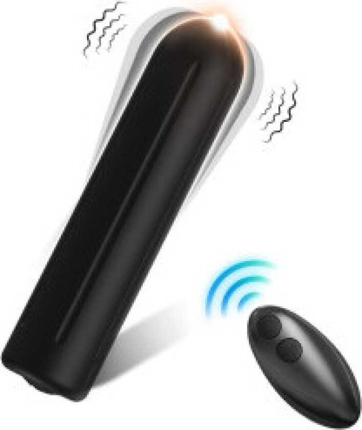 Armony - Warhead Vibrator Bullet Fjernkontroll Svart 2 Cm X 8,8 Cm