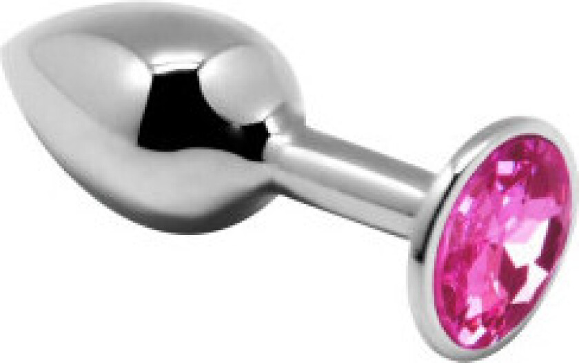 - Anal Pleasure Mini Plug Metal Pink Størrelse M