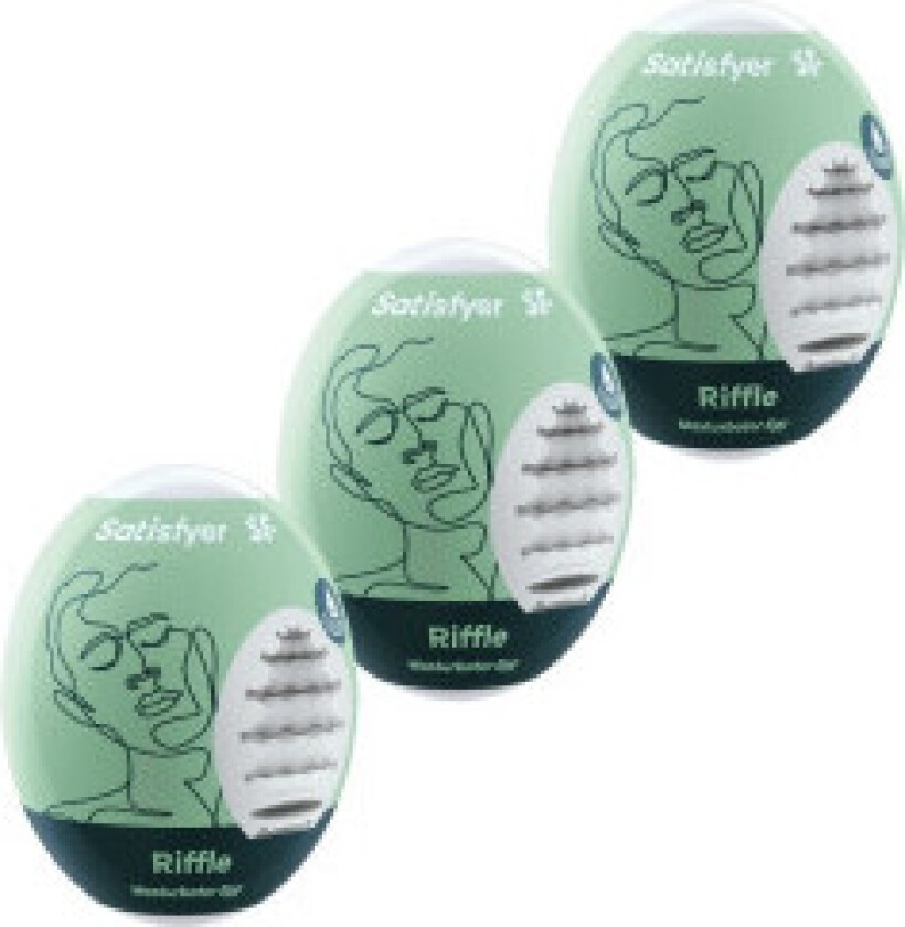 Satisfyer - 3 Masturbator Egg Riffle