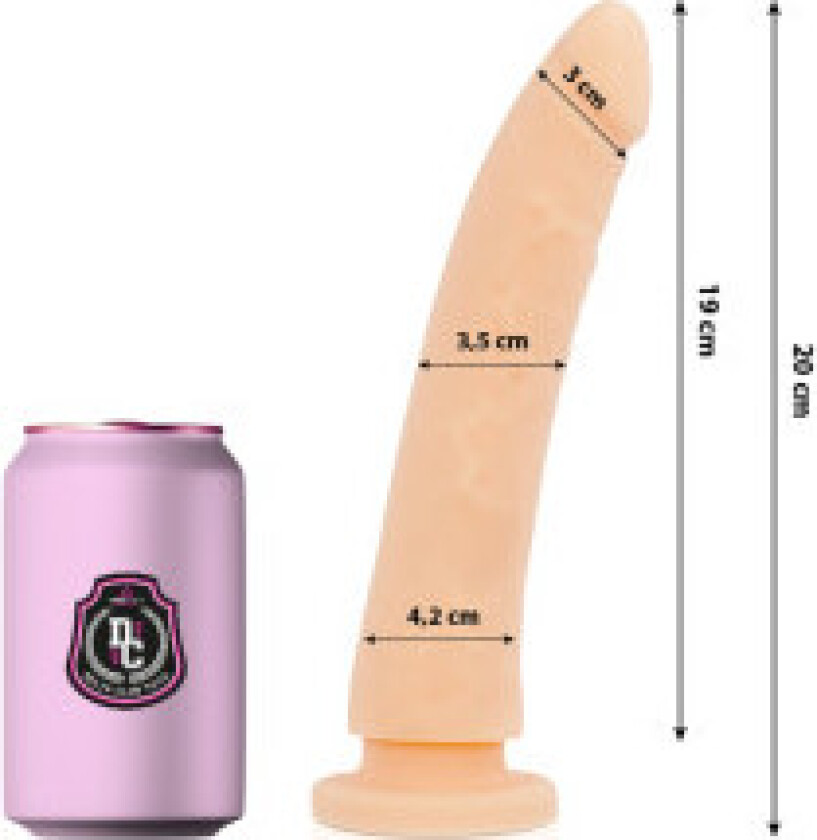 Delta Club - Leker Naturlig Dildo Medisinsk Silikon 20 Cm -O- 4 Cm