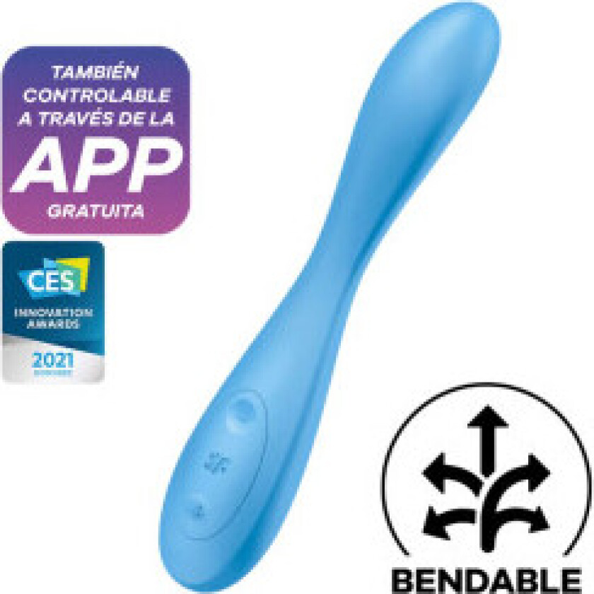 Satisfyer - G-Spot Flex 4+ Multi Vibrator App Blå