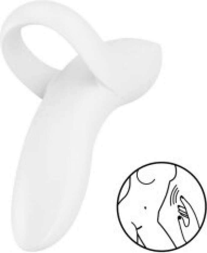 Satisfyer - Bold Lover Finger Vibrator Hvit