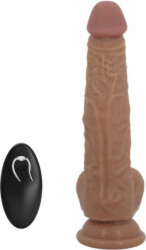 Pretty Love - Jonathan Silikon Dildo 3 Vibrasjoner + 3 Innsettingsmålinger Fjernkontroll 21 Cm