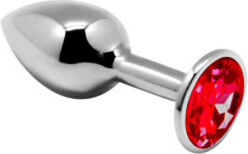 - Anal Pleasure Mini Plug Metal Red Størrelse L