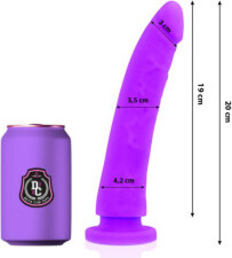 Delta Club - Leker Syrin Dildo Medisinsk Silikon 20 Cm -O- 4 Cm