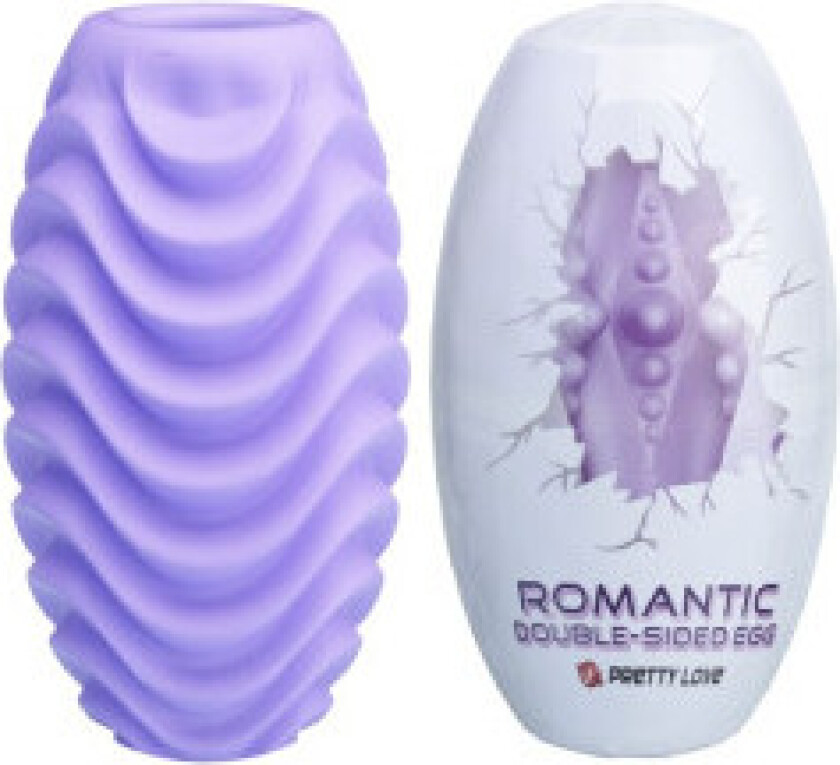 Pretty Love - Dobbeltsidig lilla masturbatoregg