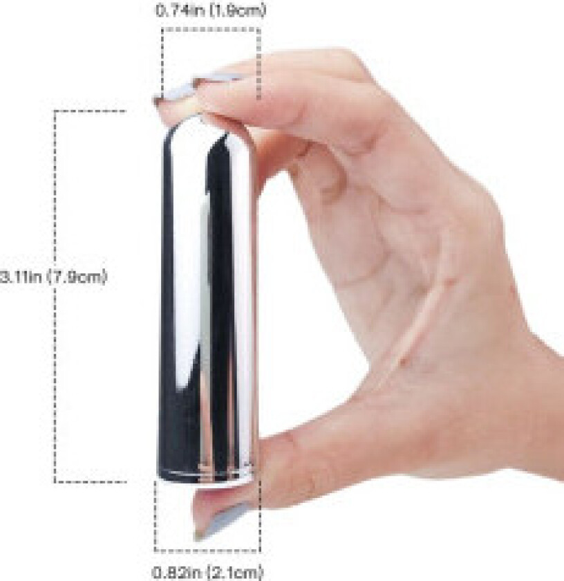 Armony - Vibrator Kule Sølv 2,1 Cm X 7,9 Cm