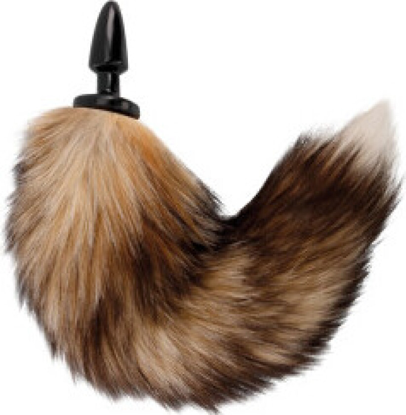 Darkness - Naturlig Hale Med Silikon Anal Plugg 10 Cm