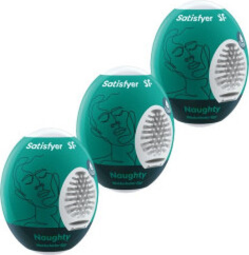 Satisfyer - 3 Masturbator Egg Naughty