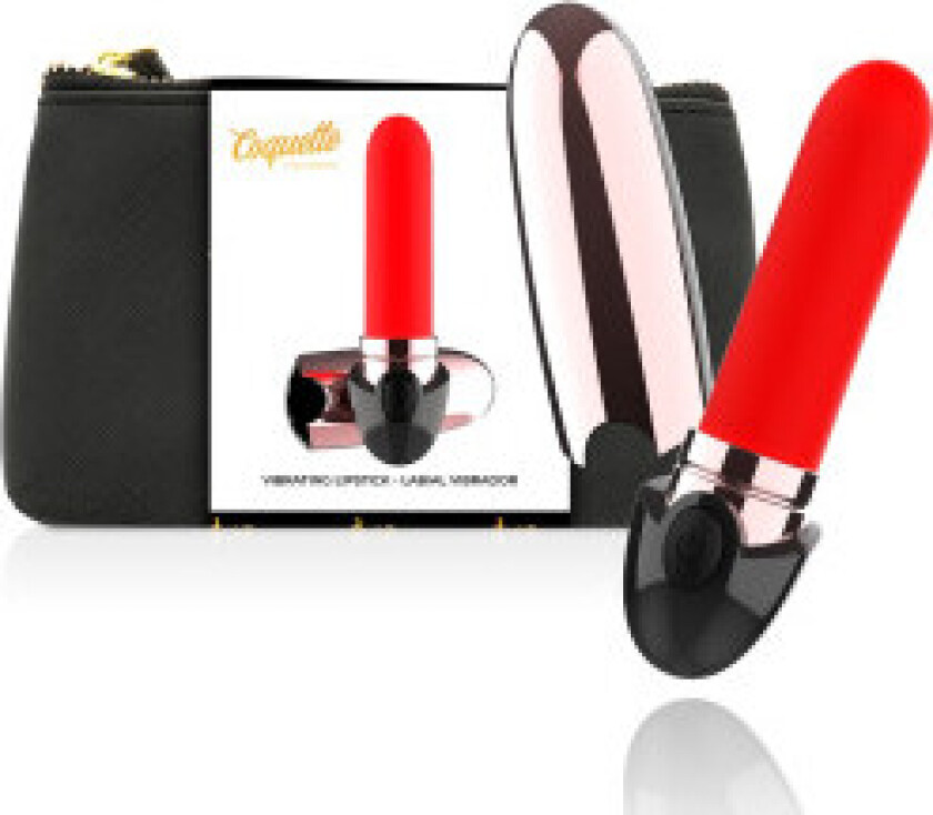 Coquette Chic Desire - Vibrator oppladbar leppestift svart/gull
