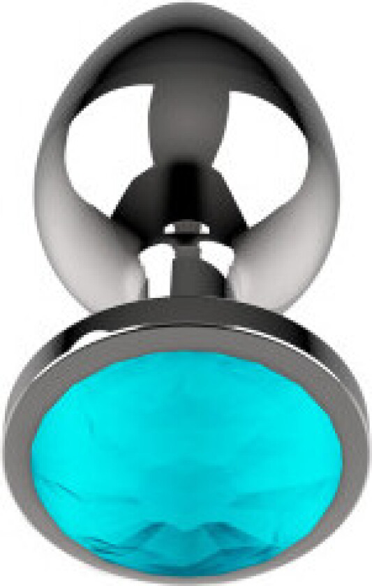 Coquette Chic Desire - Analplugg Metall Blå Farge Størrelse L 4 X 9 Cm