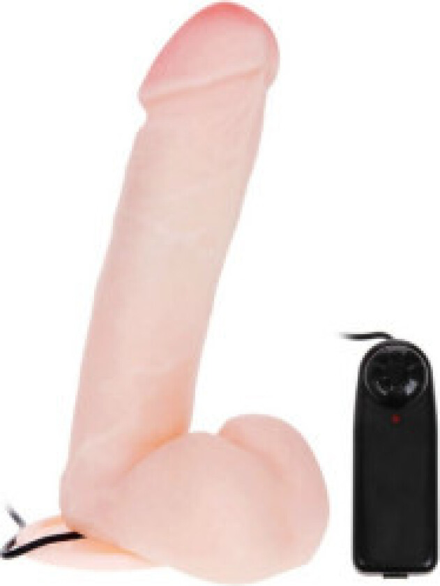- Realistisk Dildo Med Vibrasjon Og Rotasjon 20 Cm