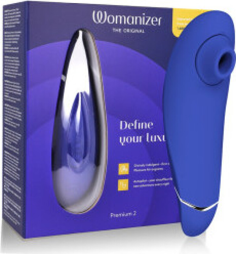 - Premium 2 klitorisstimulator blåbær