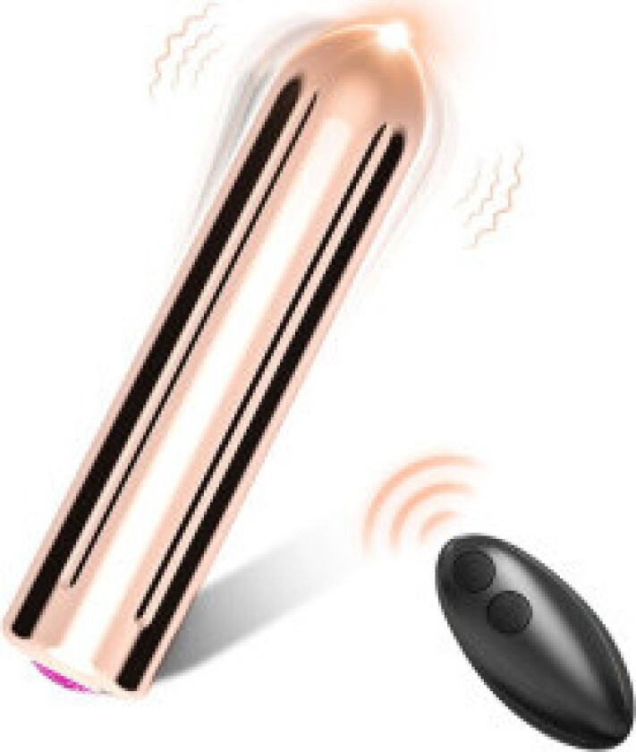 Armony - Warhead Vibrator Bullet Fjernkontroll Golden 2 Cm X 8,8 Cm