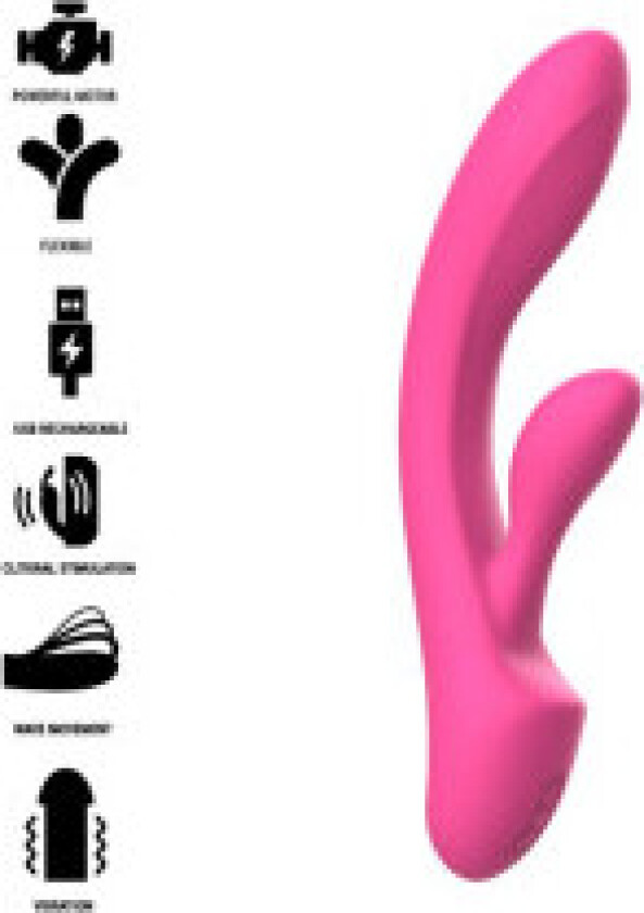 Intense - Luigi Rabbit Vibrator Pink Liquid Silikon