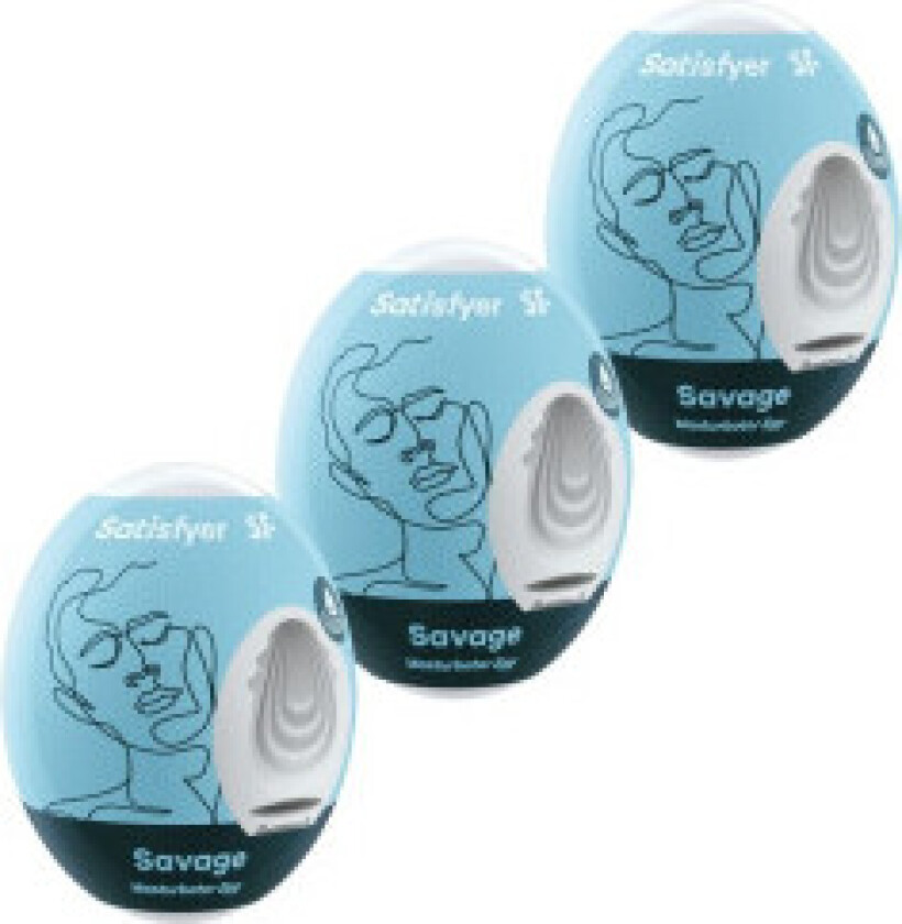 Satisfyer - 3 Masturbator Egg Savage