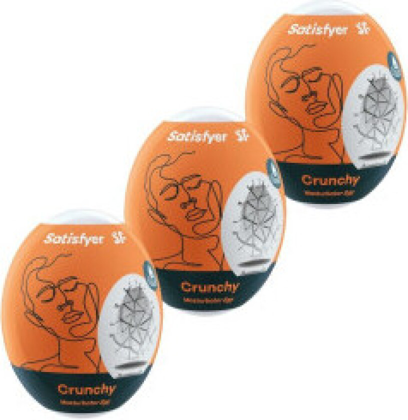 Satisfyer - 3 Masturbator Egg Crunchy