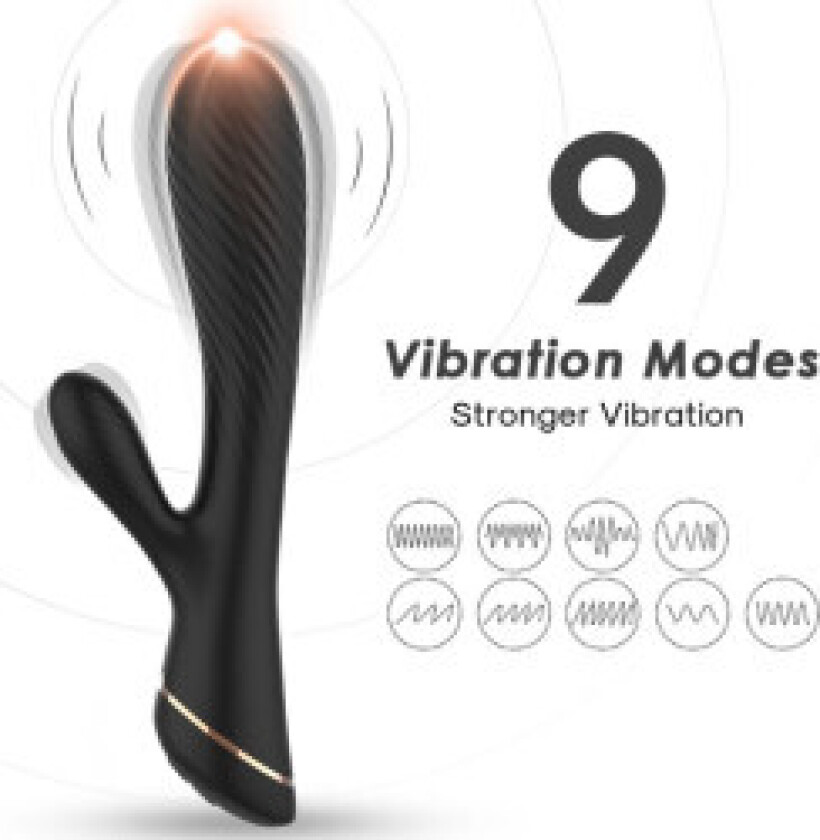 Armony - Vibrator Rabbit Silikon Svart