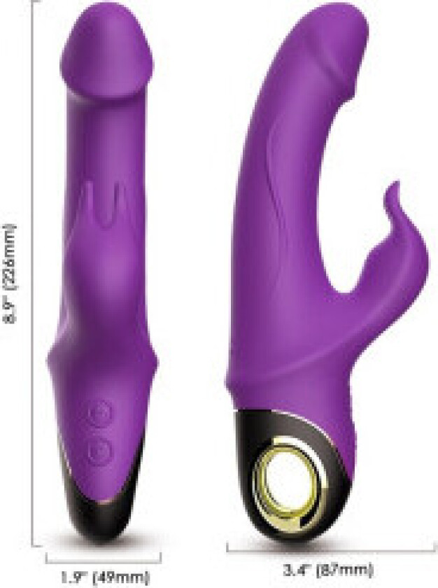 Armony - Meteror Dildo Vibrator Rabbit Rotator Lilla